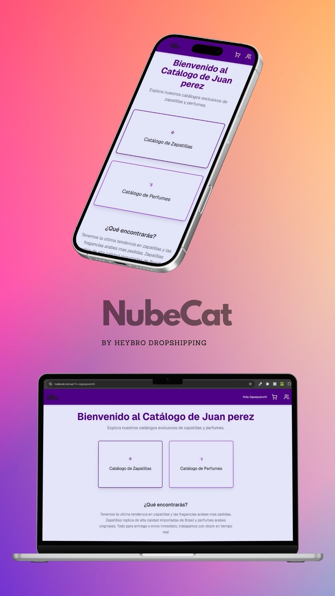 captura de pantalla nubecat
