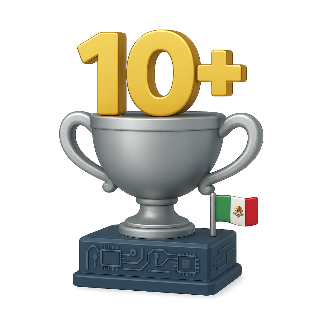 Más de 10 años de experiencia en el mercado mexicano