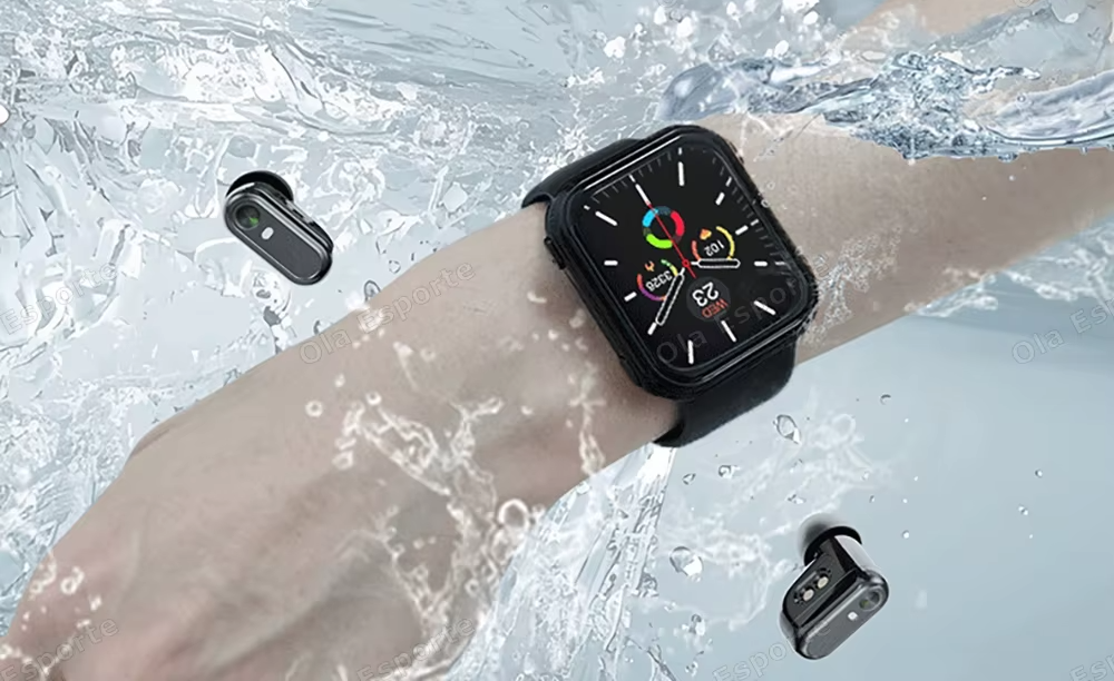 Smartwatch com Fone de Ouvido Integrado