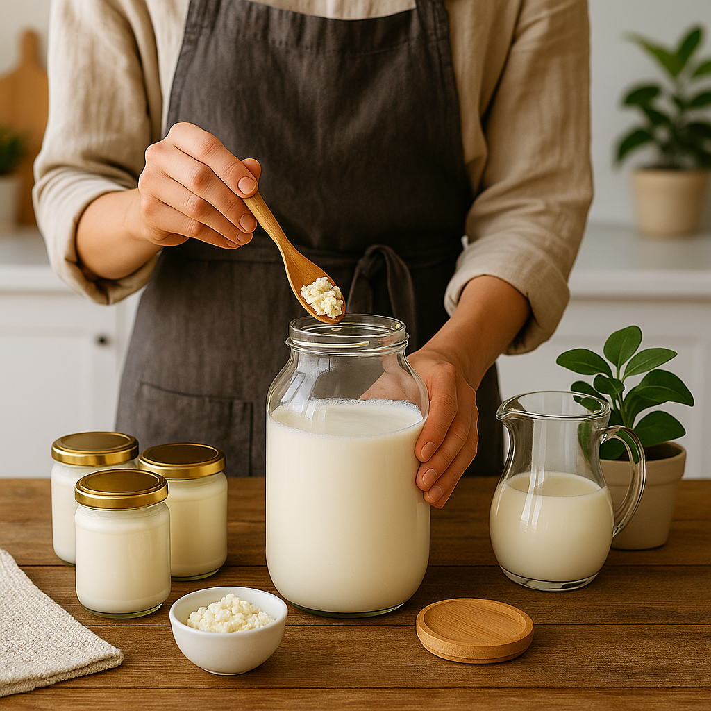 Elaboramos con amor el Kefir de Leche