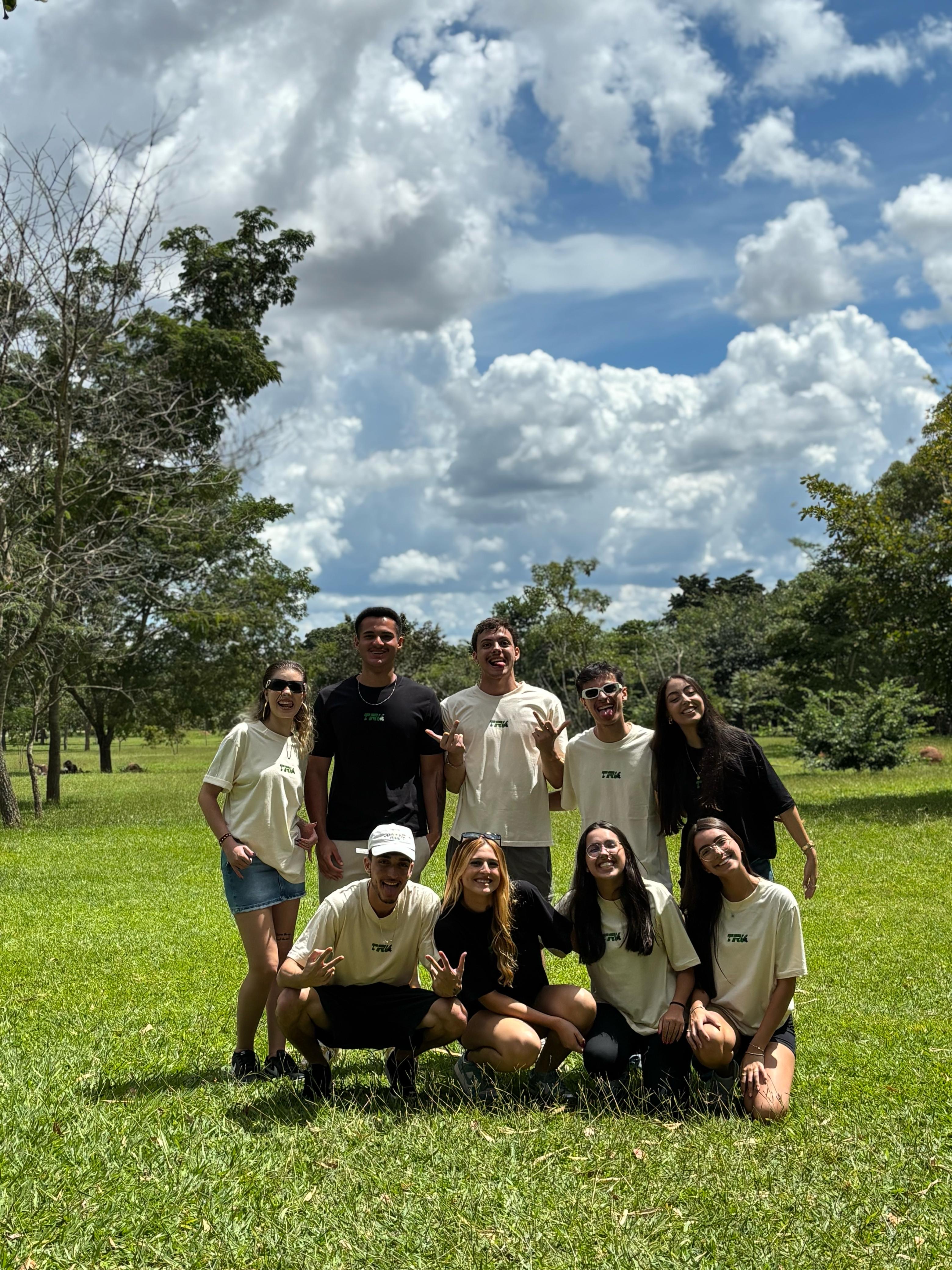 Participantes do primeiro ensaio fotográfico da Trivo.