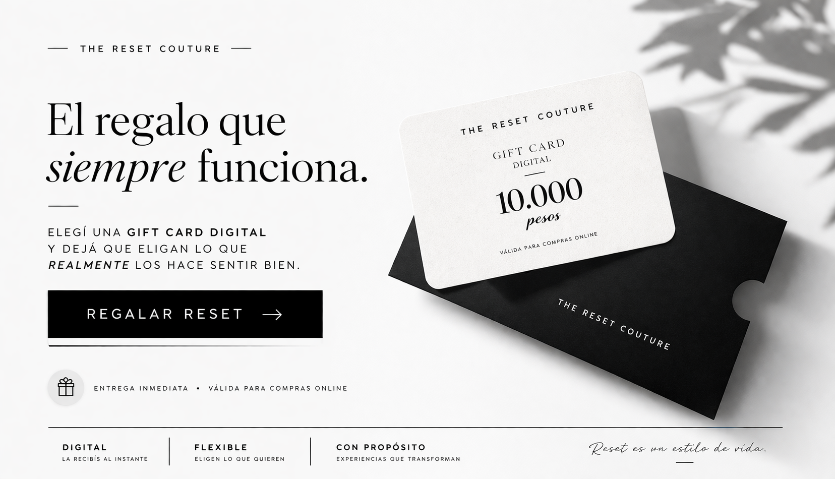 GIFT CARD THE RESET COUTURE