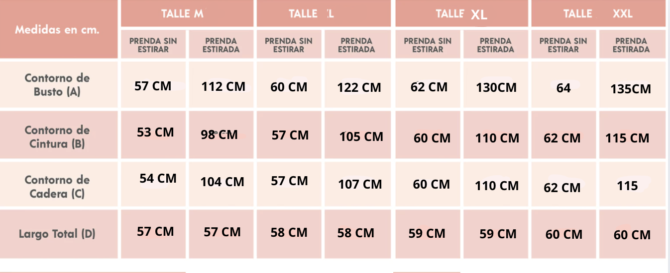Tabla de talles