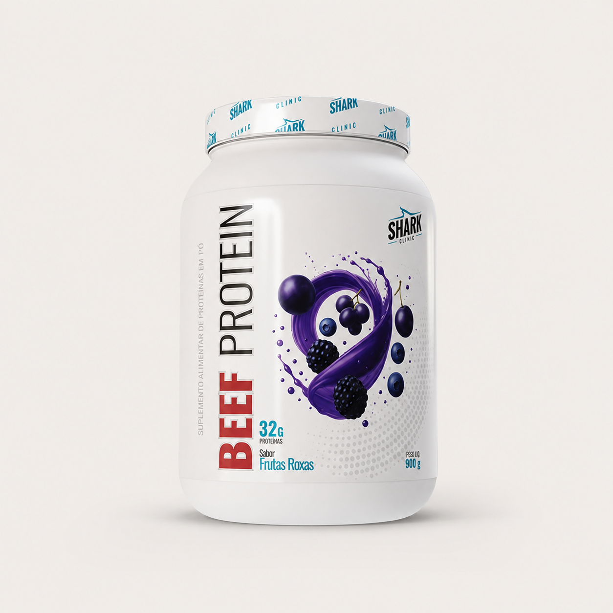 Beef Protein Shark Pro 900g sabor Melancia com Lim&atilde;o