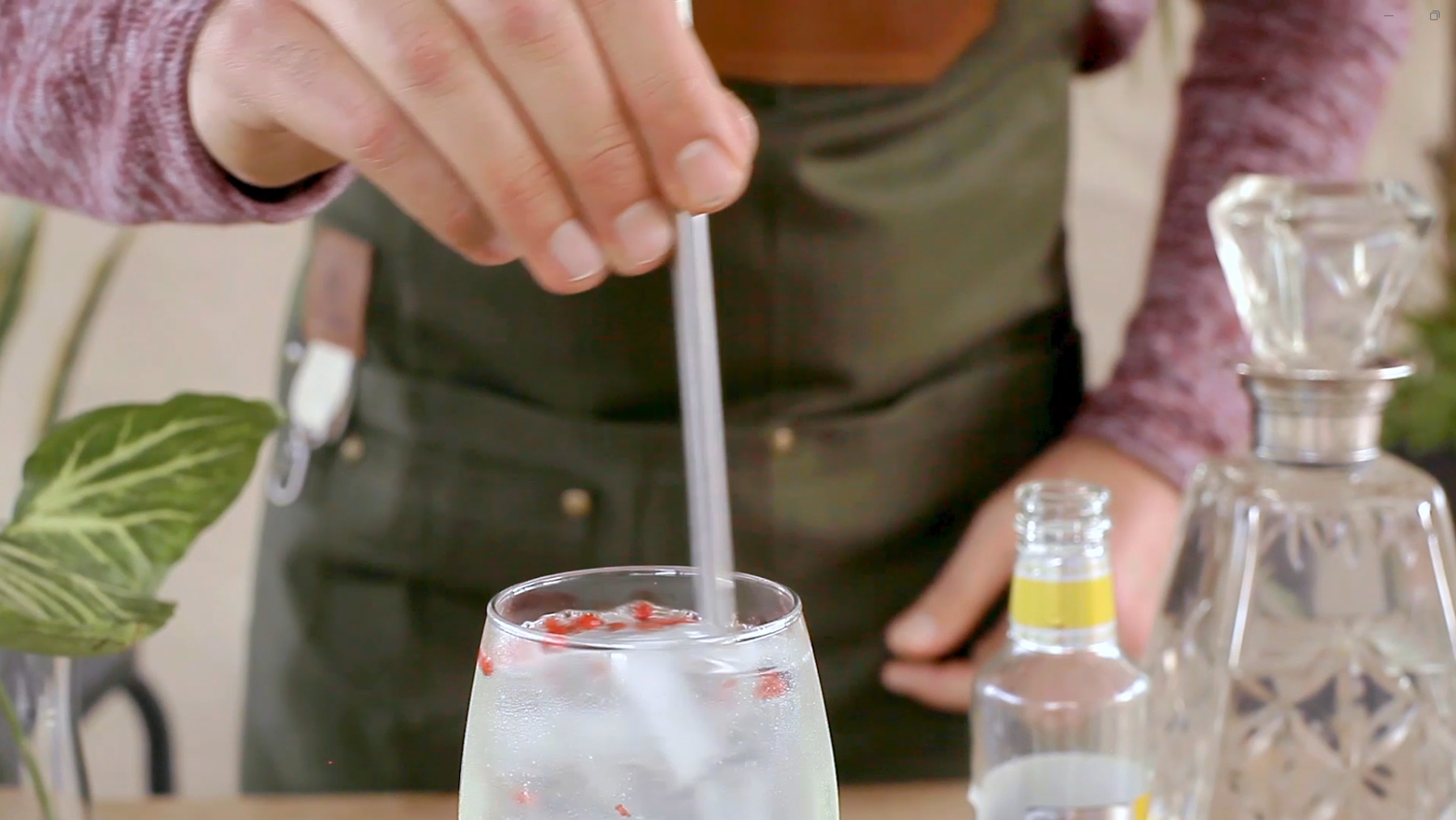 Gin Tonic con pimienta rosa