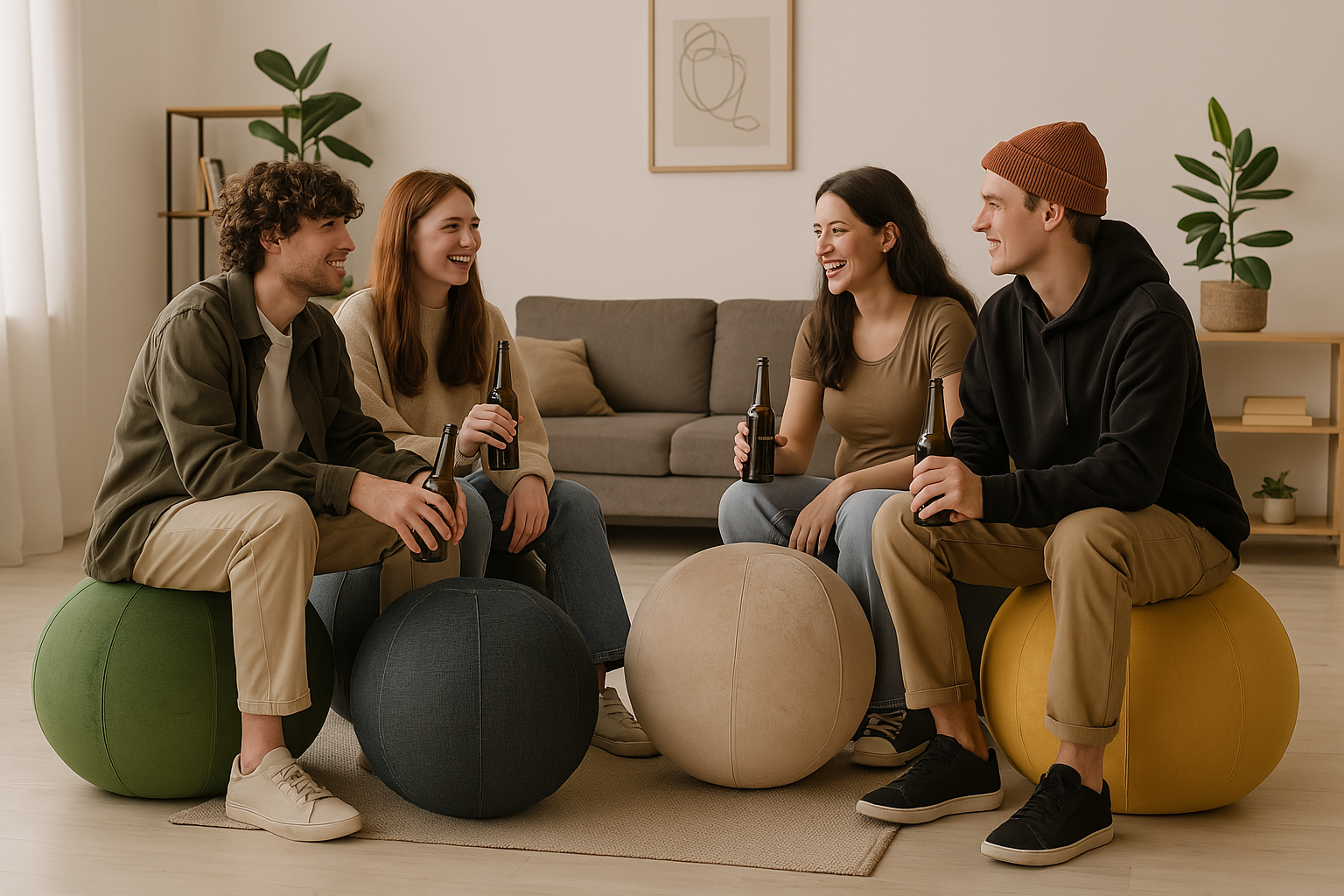 ### Pelotas Ergonómicas By JADE  Diseñamos y fabricamos **pelotas ergonómicas revestidas**, pensadas como una alternativa funcional y decorativa para oficinas, espacios de trabajo, estudios y ambientes contemporáneos.  Podemos desarrollarlas en **diferentes colores, texturas y materiales**, adaptándolas a la estética de cada proyecto.  Una propuesta ideal para **arquitectos, interioristas, oficinas y proyectos corporativos**, con posibilidad de fabricación personalizada y por cantidad.  **Diseño y fabricación By JADE · Desarrollos a medida**