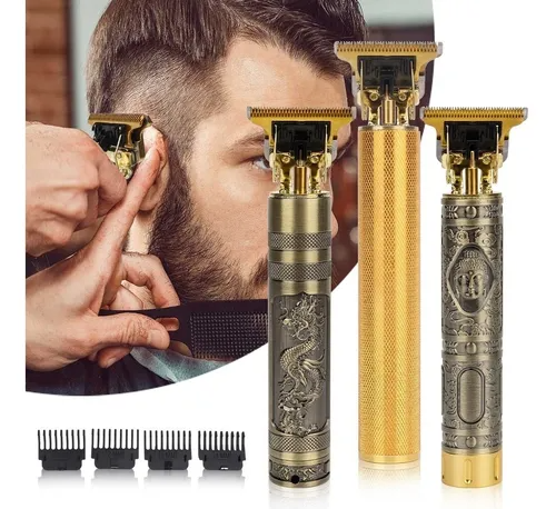 Máquina Patillera Profesional Vintage T9 Dragón Barbero