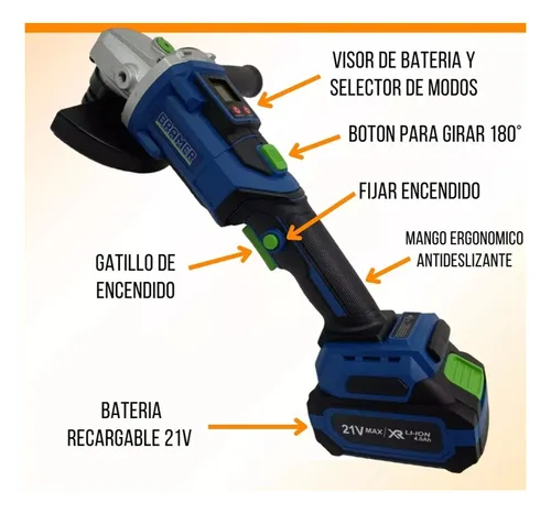 AMOLADORA BRAMER INALAMBRICA PREMIUM