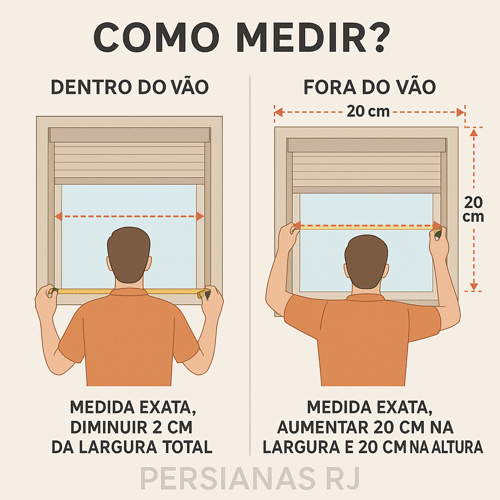 Como Medir Persiana