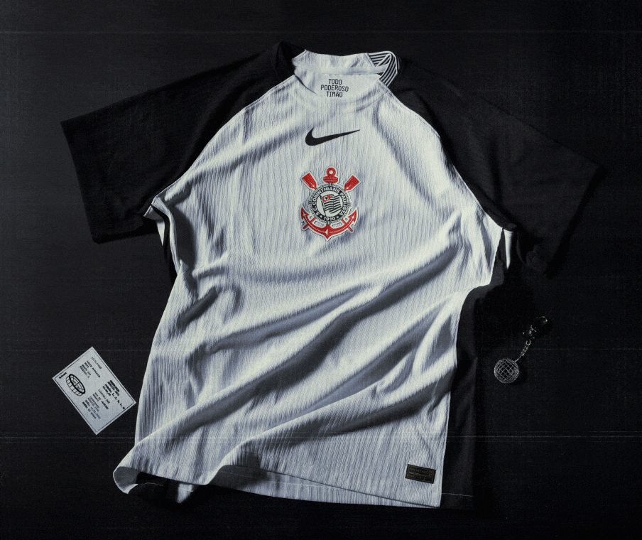 Camisa Corinthians 2025 2026 Nike Modelo Torcedor Oficial