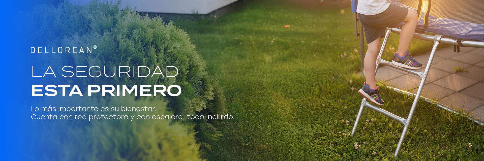 Calidad y protección en cada detalle: su espacio de salto de 183 cm y soportes de 3 patas brindan estabilidad, mientras los materiales reforzados aseguran larga vida útil. Ideal para combinar juego y ejercicio, transformando cualquier espacio en un área recreativa segura para niños y adultos.