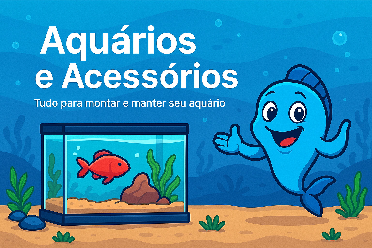 Banner da categoria Aquários e Acessórios 