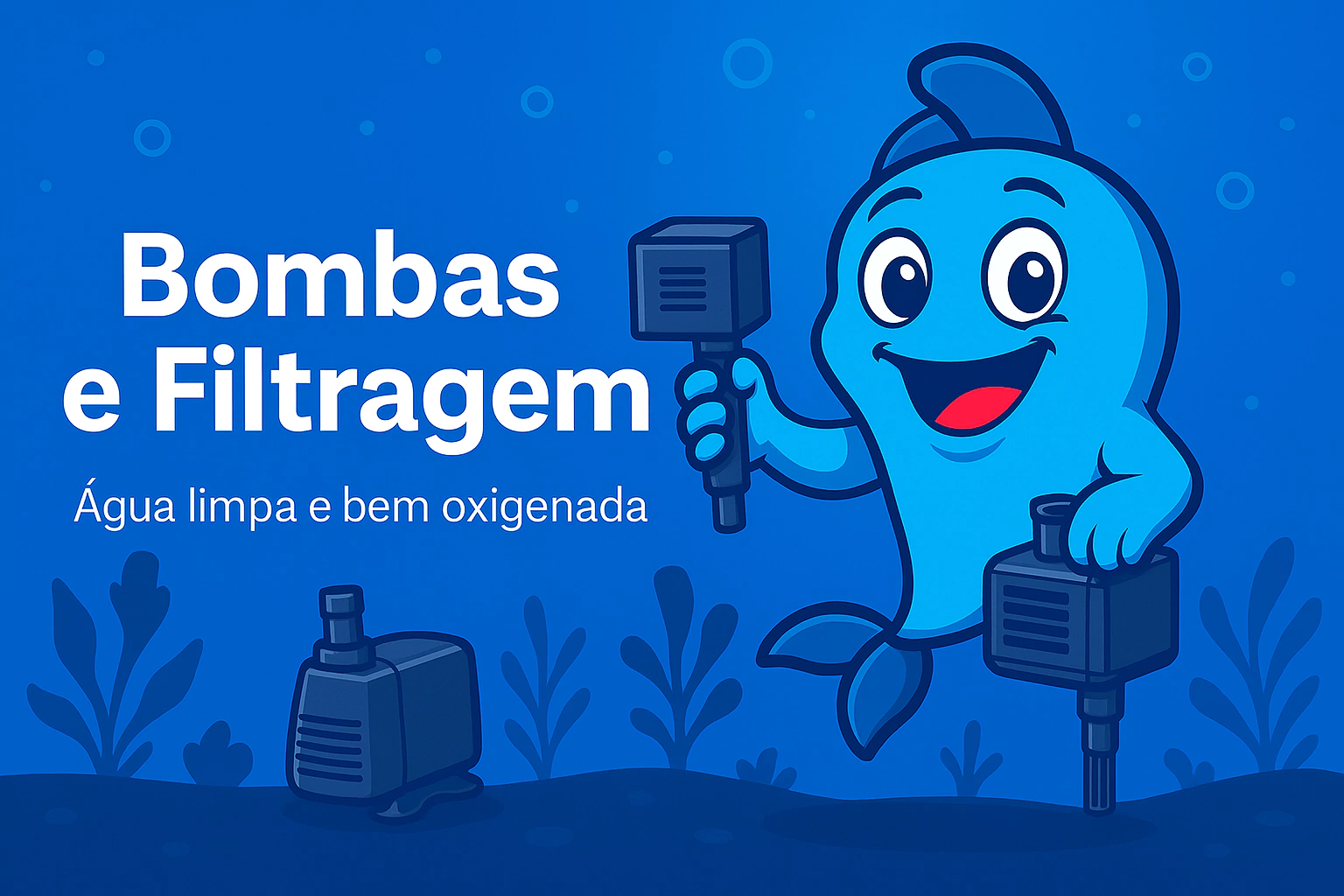 Banner da categoria Bombas e Filtragem 