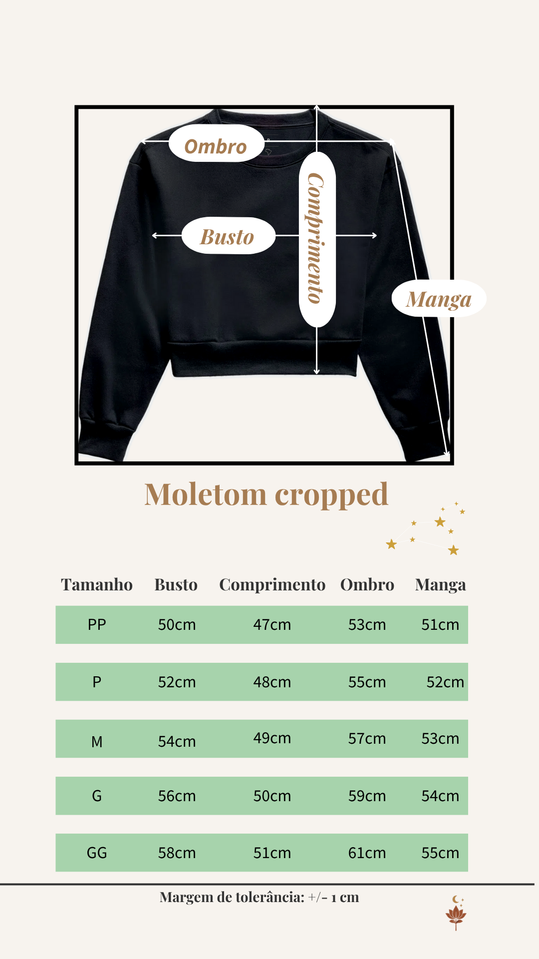 Cropped de Moletom