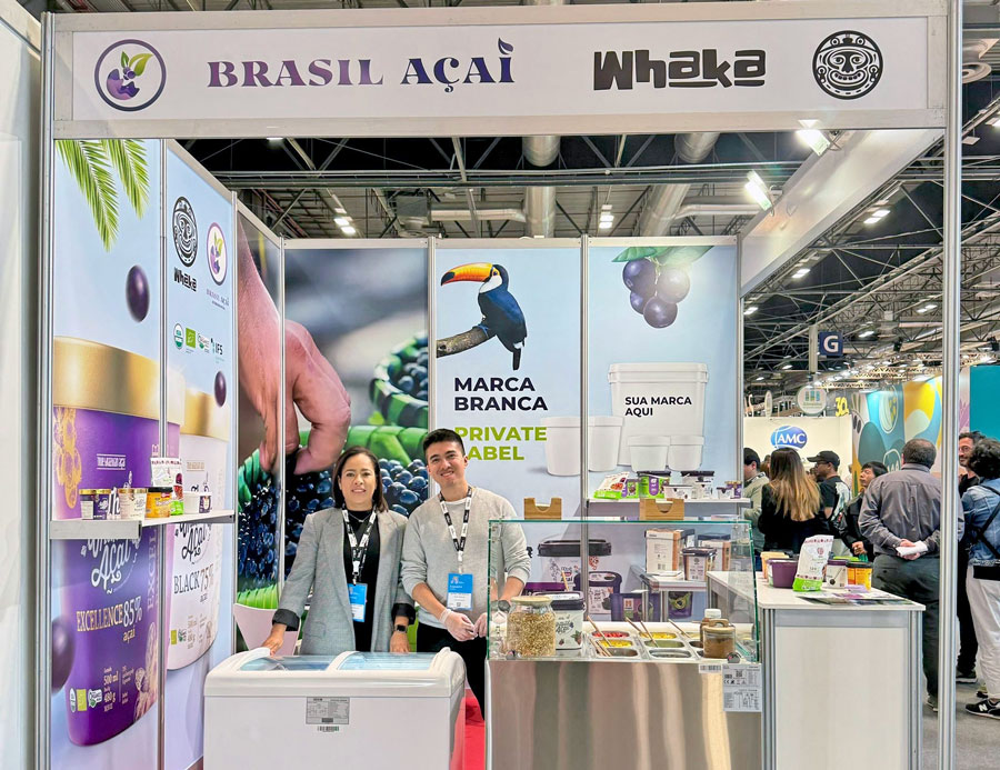 Whaka Açaí en Boadilla, España en el 37º Salón de Gourmets