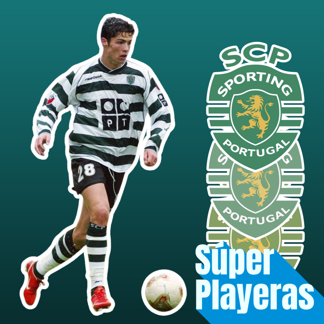 uniforme-nino-cristiano-ronaldo-sporting-lisboa-2002-2003-liga-portugal