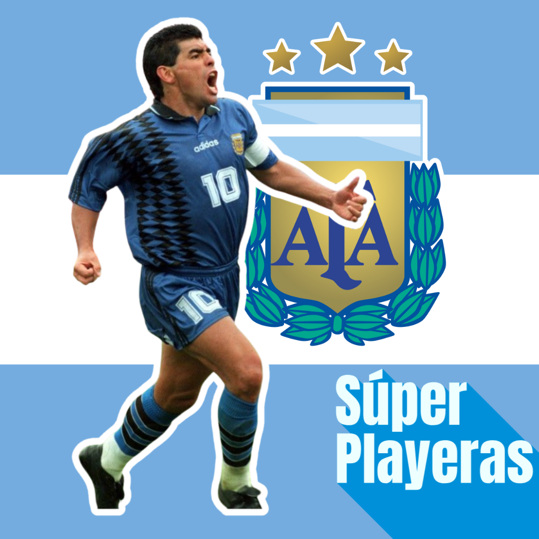 uniforme-nino-maradona-argentina-1994-mundial