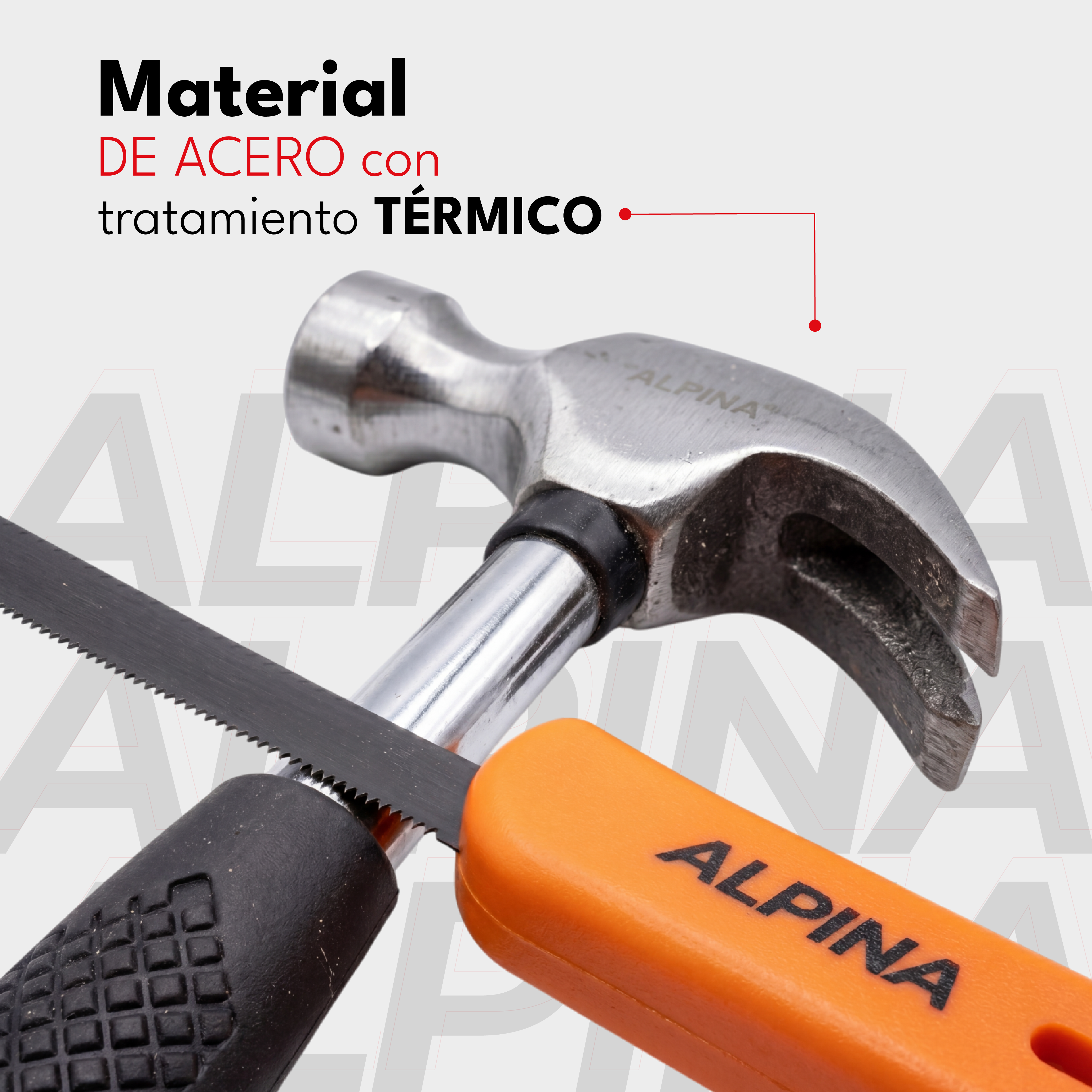 Set de Herramientas Alpina 126 Piezas con Maletín Reforzado