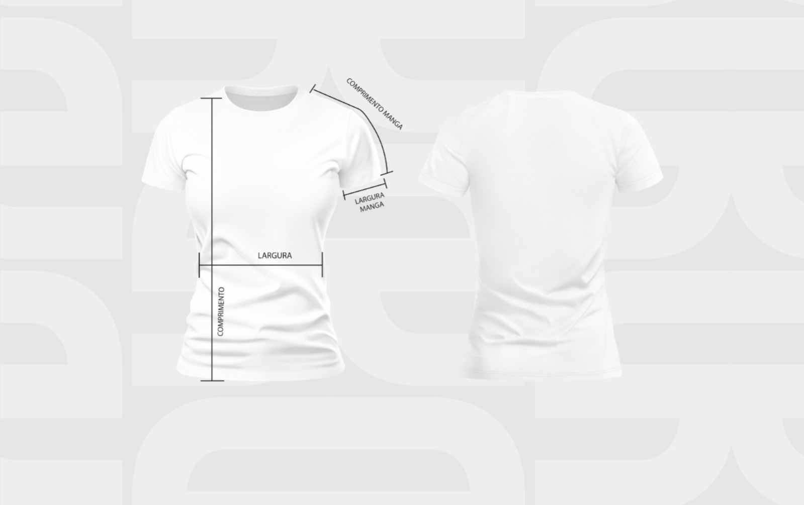 Como medir a camiseta