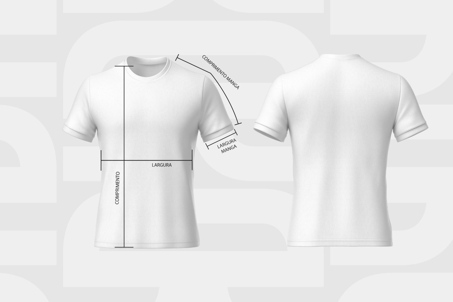 Como medir a camiseta