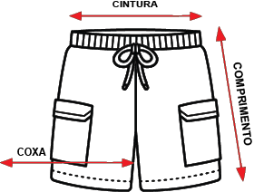 Medidas Bermuda Cargo Brim