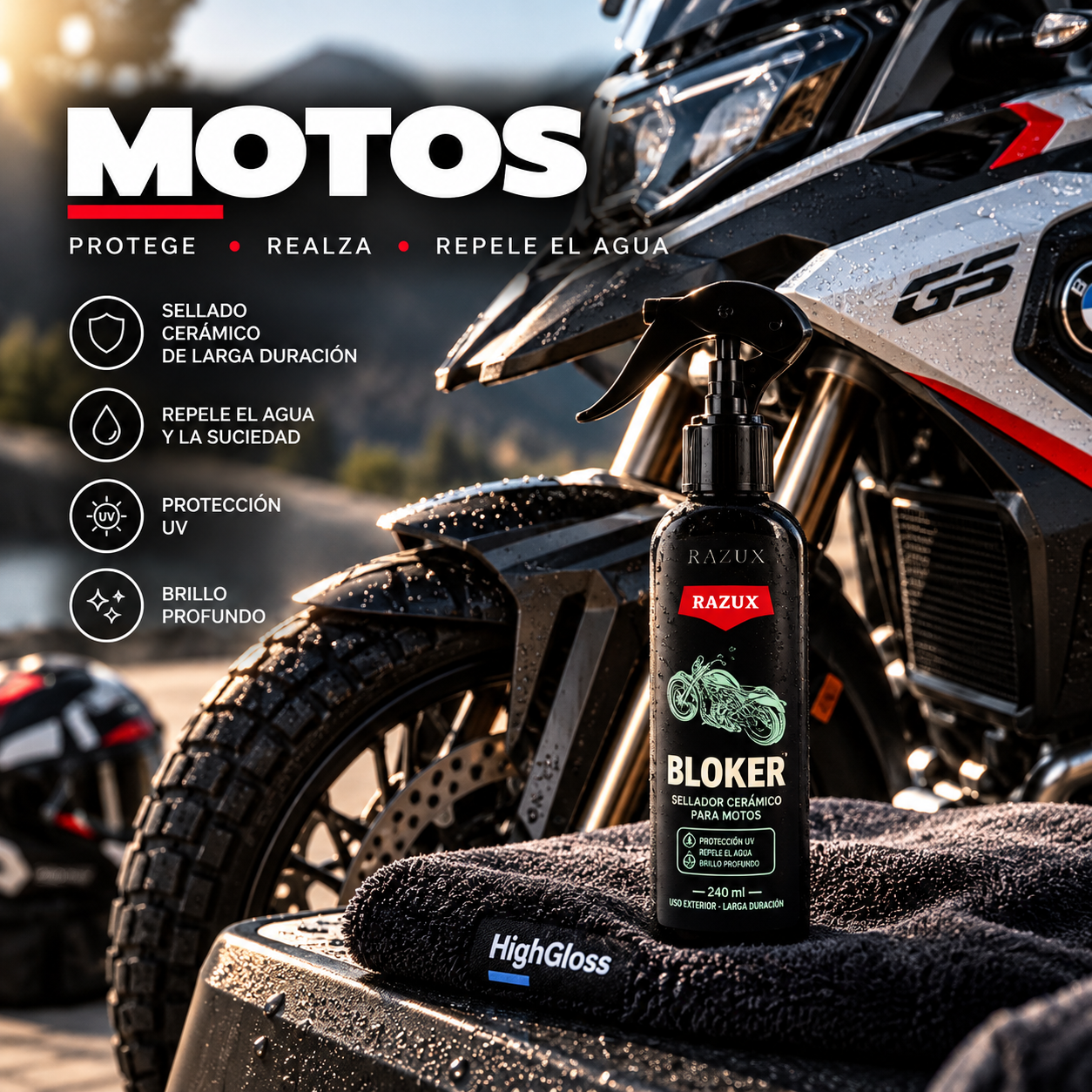 Protección para motocicletas