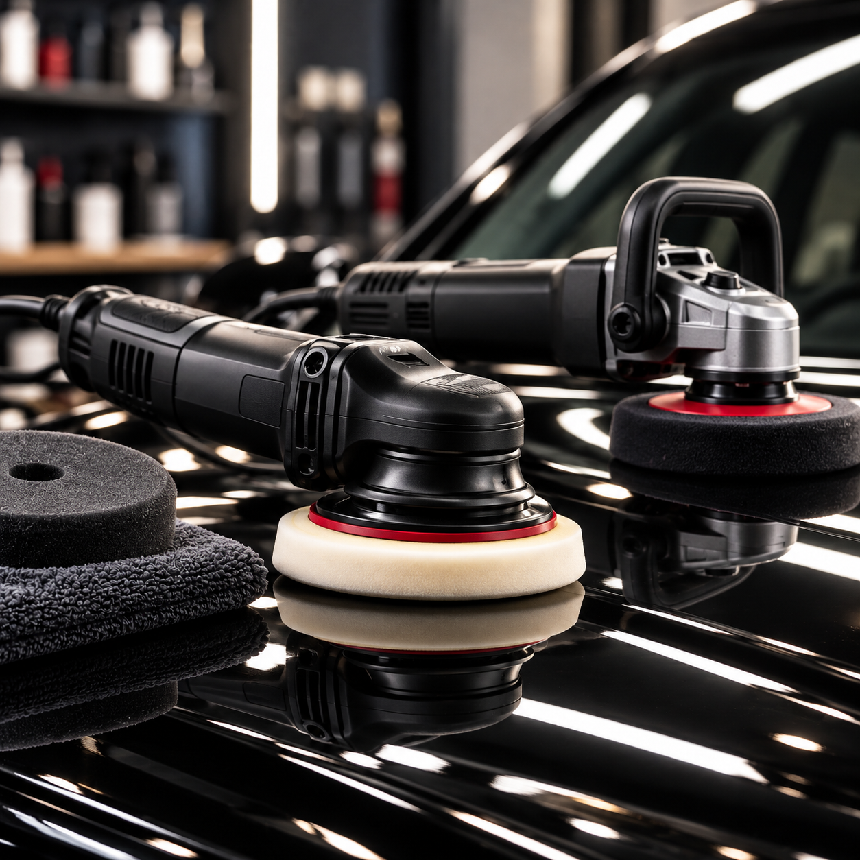 Máquinas pulidoras para detailing automotor