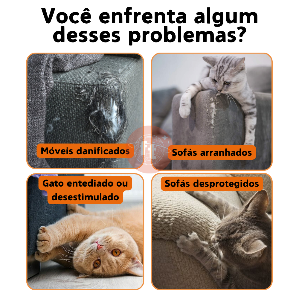 Tapete Arranhador Autoadesivo para Gatos - FuturoTech Loja