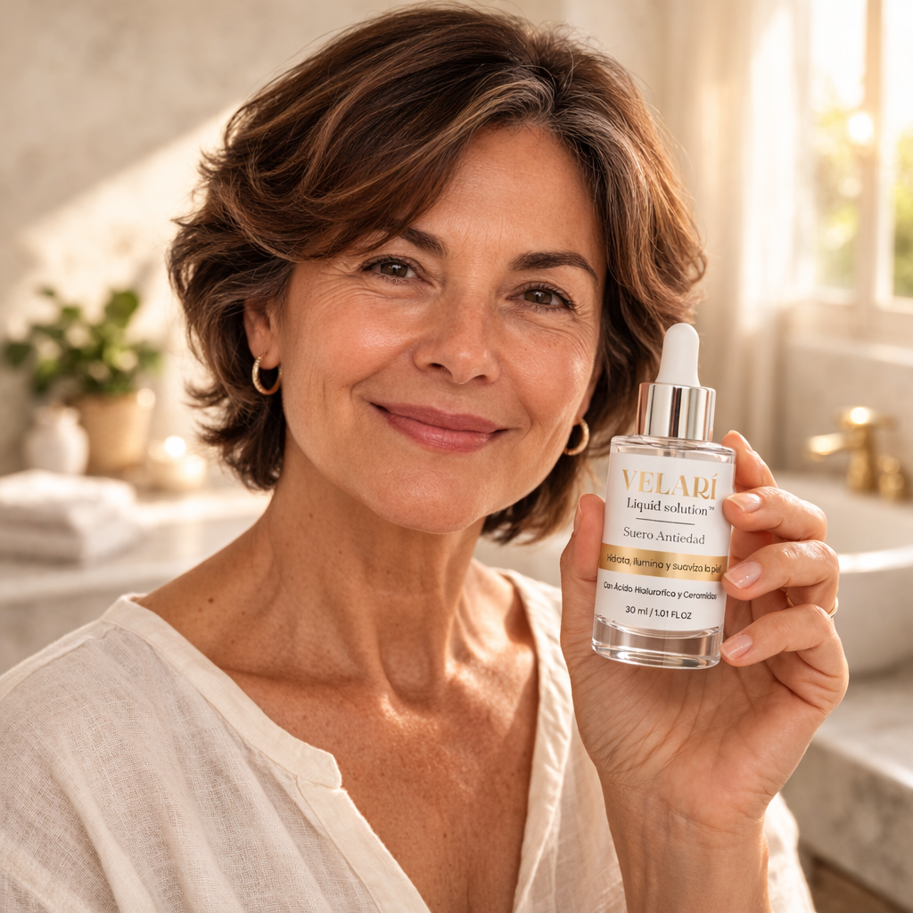 Mujer con Velarí Liquid Solution