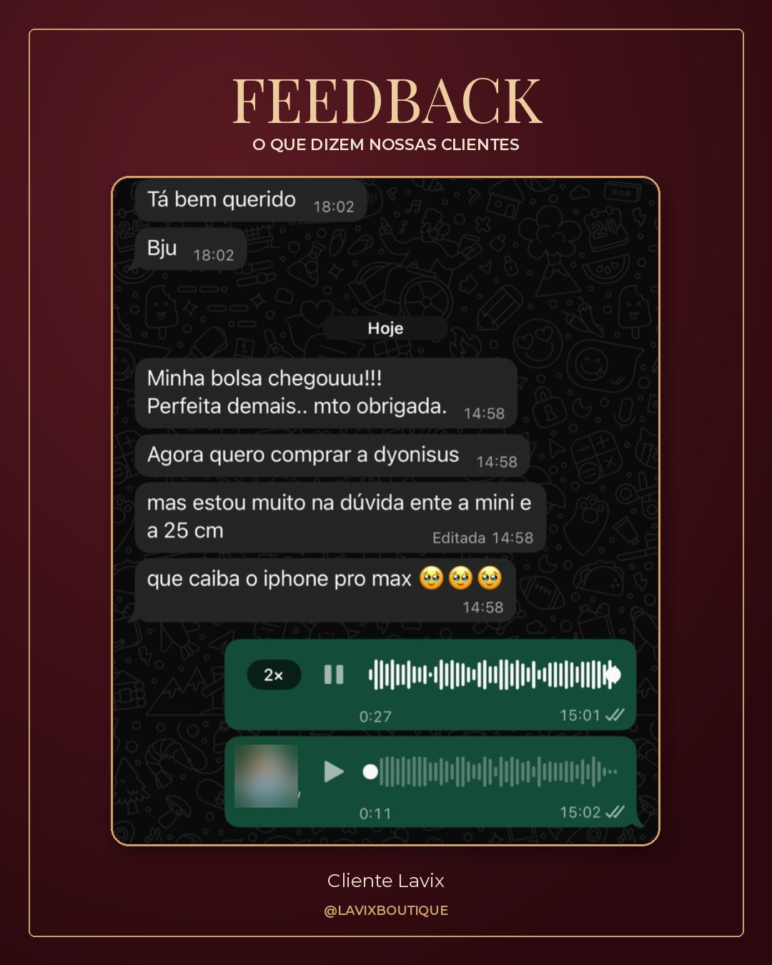 Feedback real de cliente Lavix 2