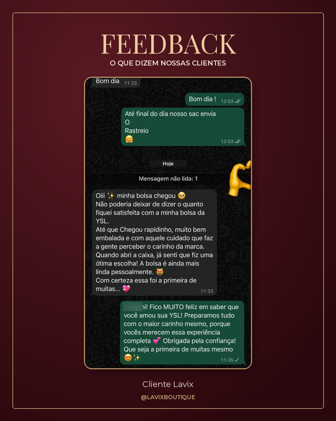 Feedback real de cliente Lavix 10