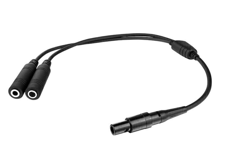 Adaptador Dual Plug GA para LEMO 6 pinos