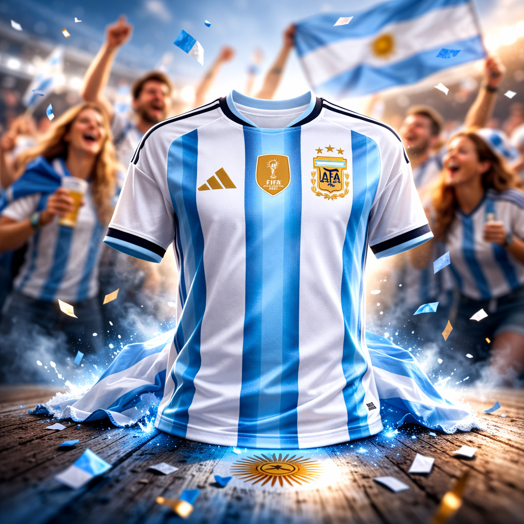 Camiseta Argentina Mundial