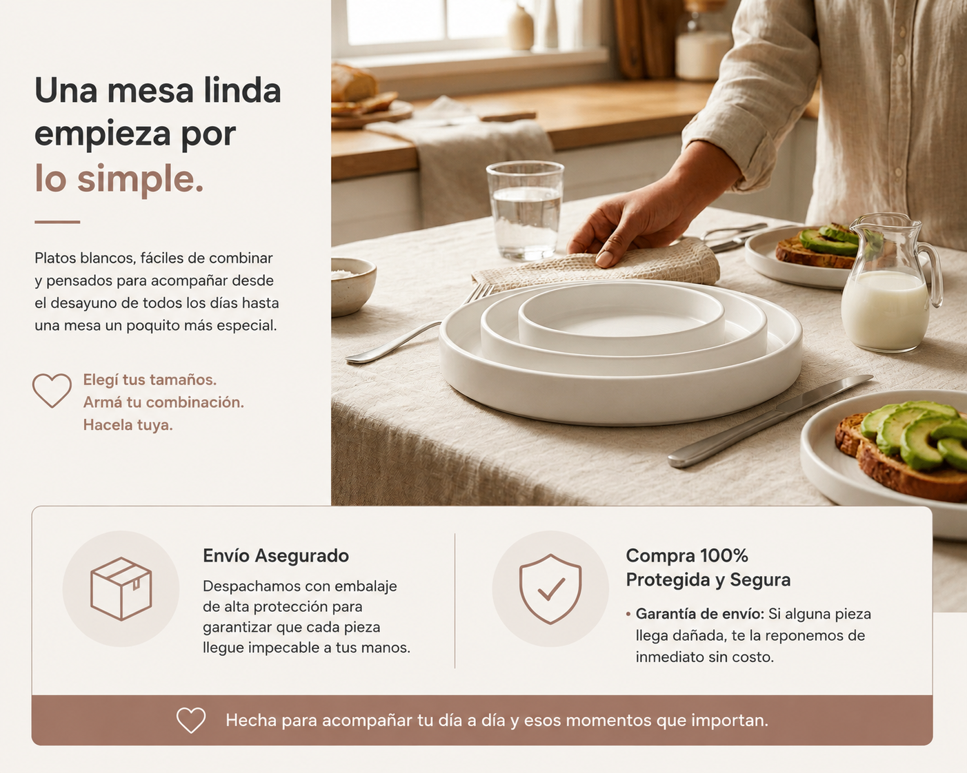 Vajilla Selamat - env&iacute;o asegurado y compra protegida