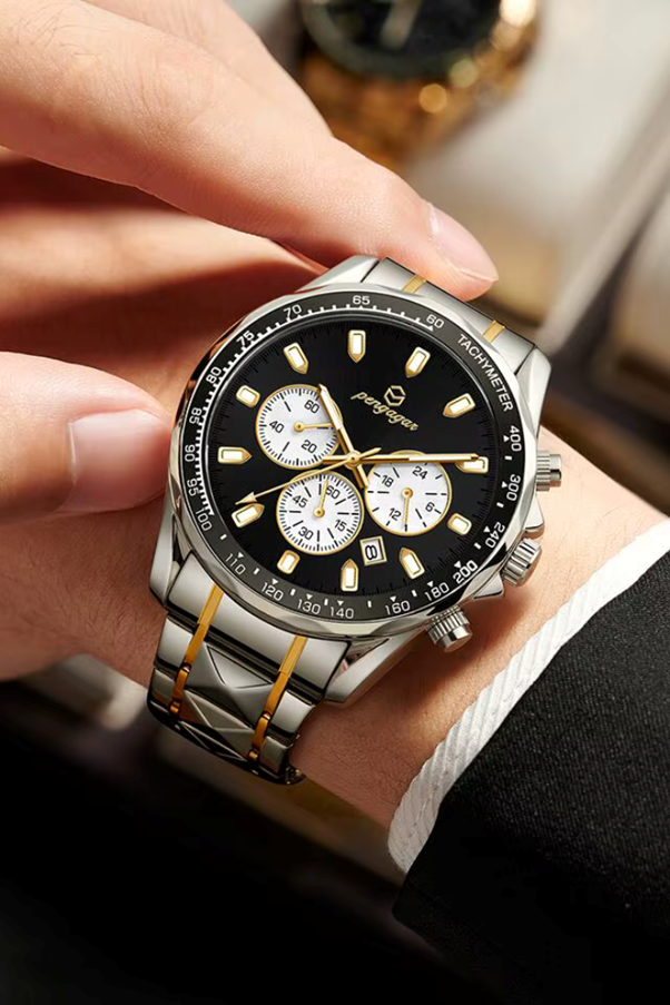 A person's hand with a watch

AI-generated content may be incorrect.