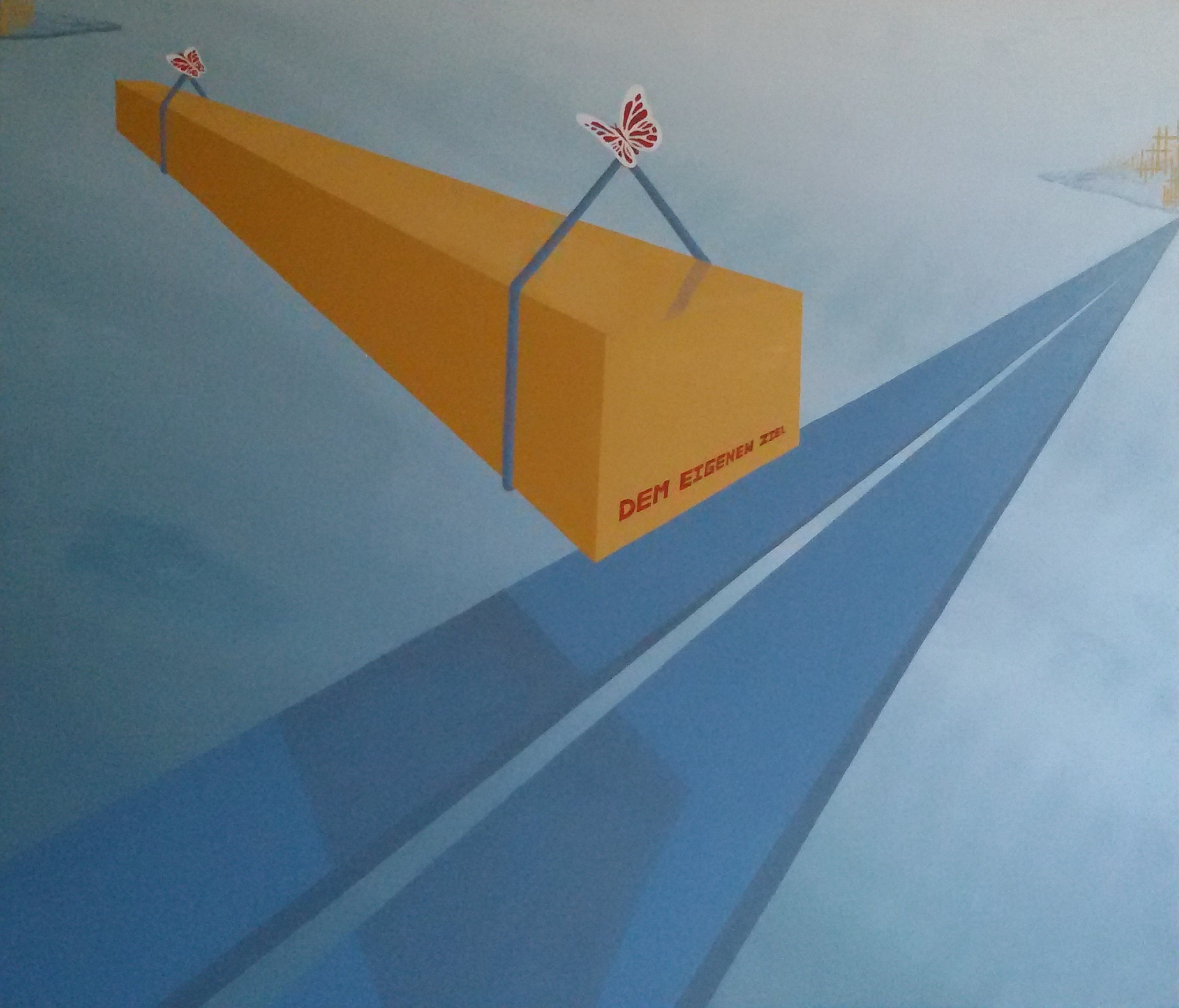 Dem eigenen Weg - Acrylic Painting by Mehdi Alami