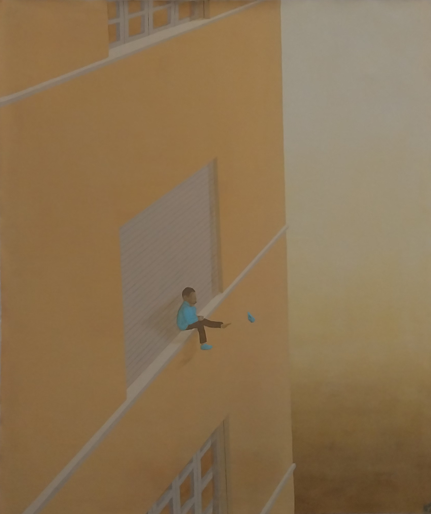 The Threshold  – acrylic painting by Mehdi Alami