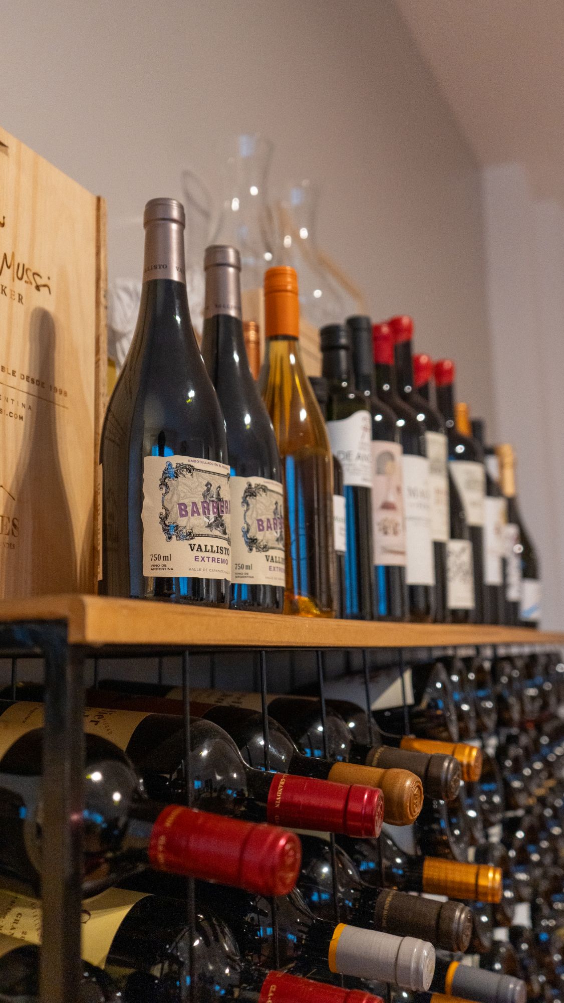 La selección de botellas