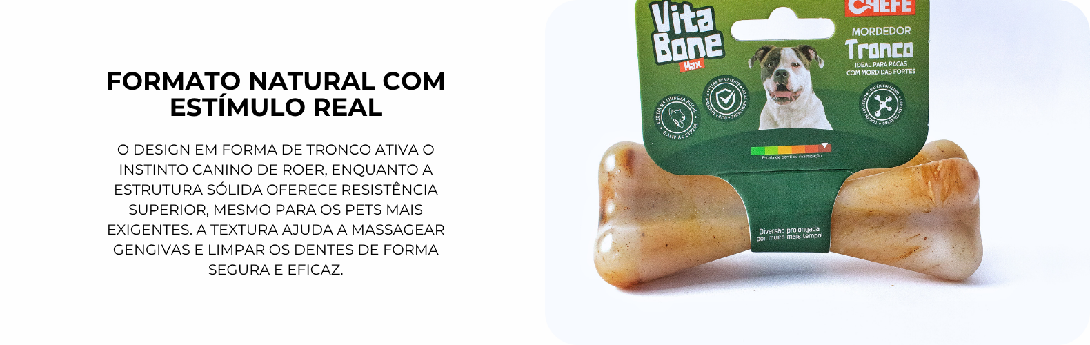 mordedor vita bone tronco chefe - mordedor para cachorro