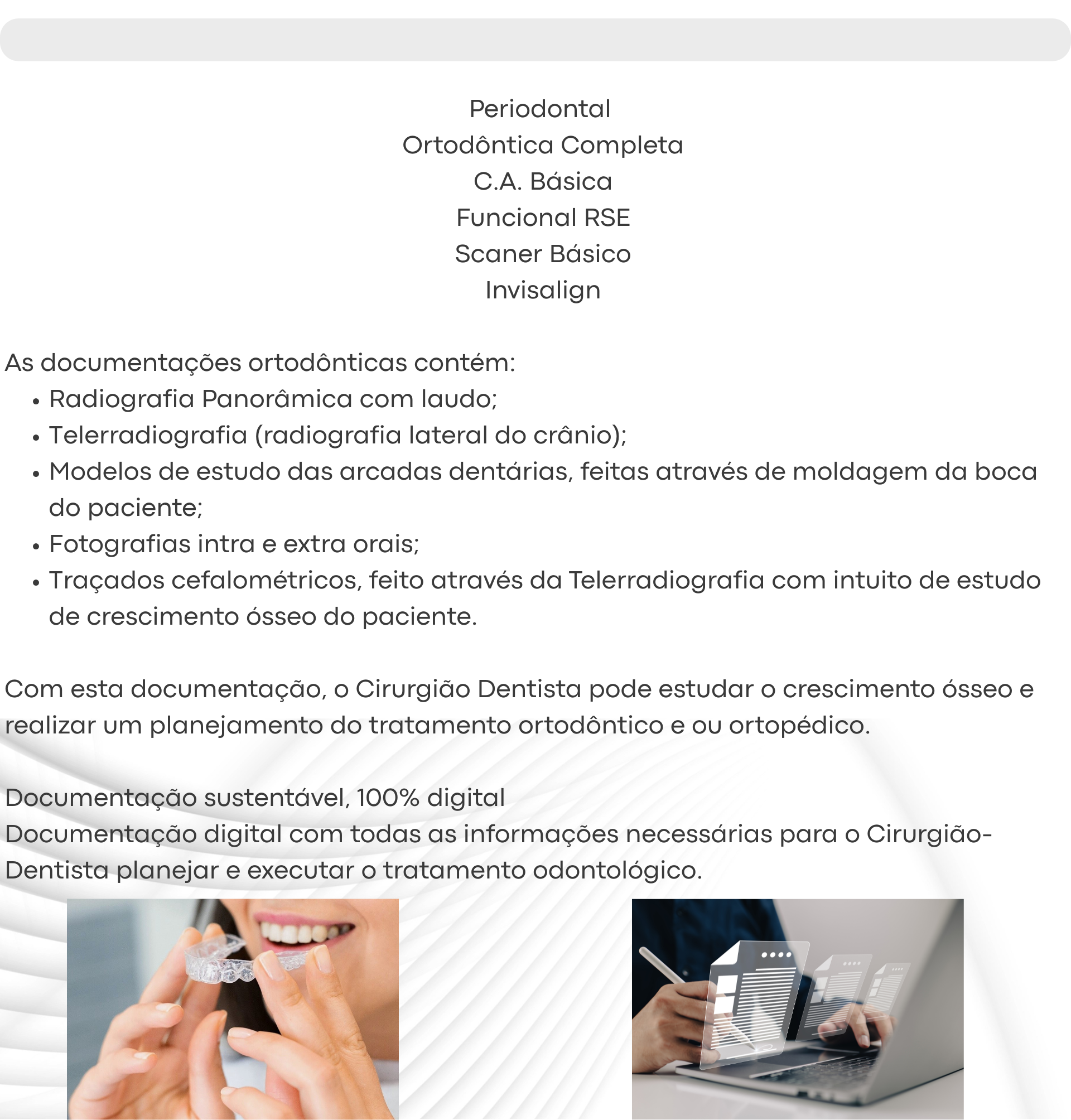 Documentação Ortodôntica