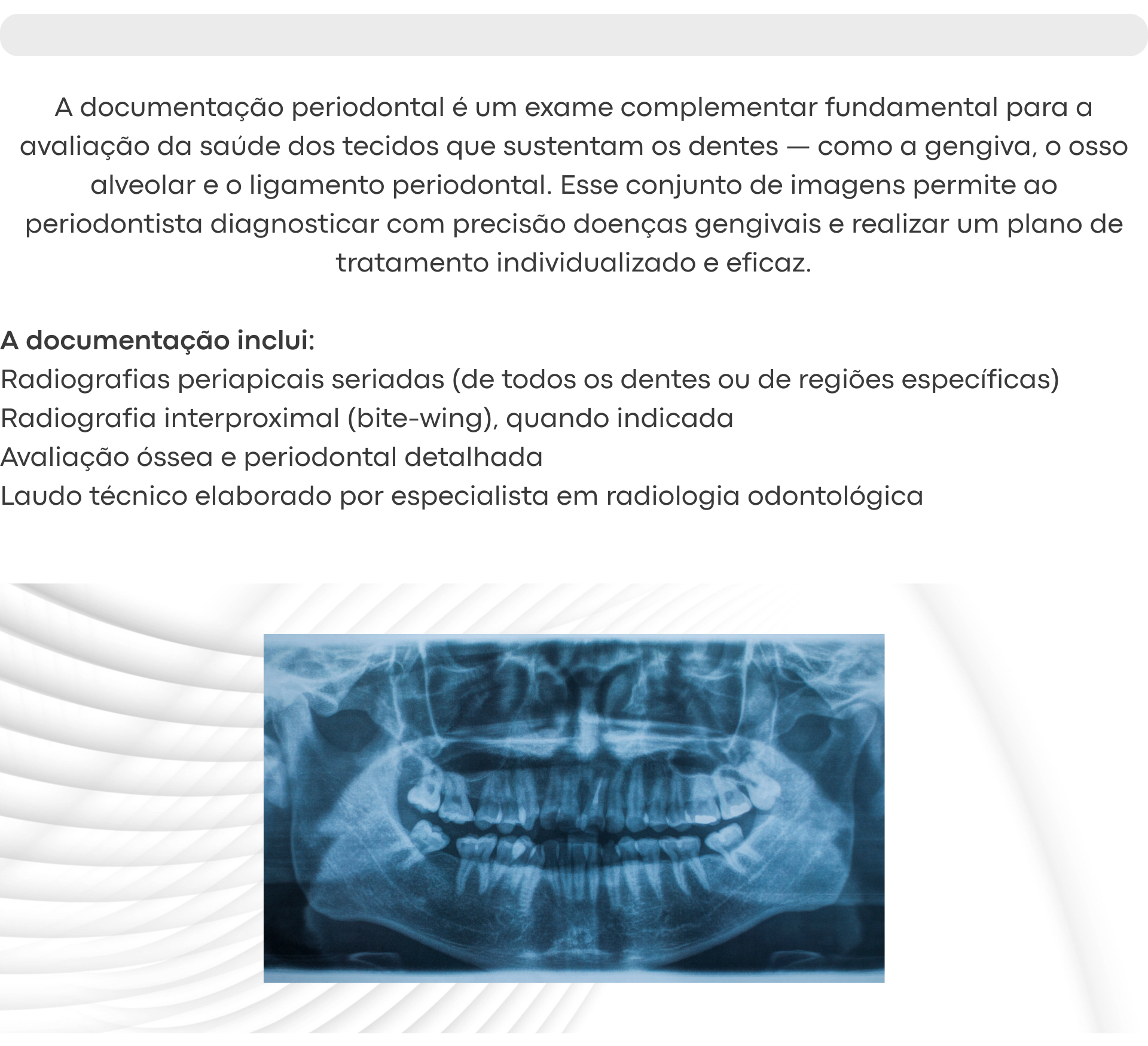 Documentação Periodontal