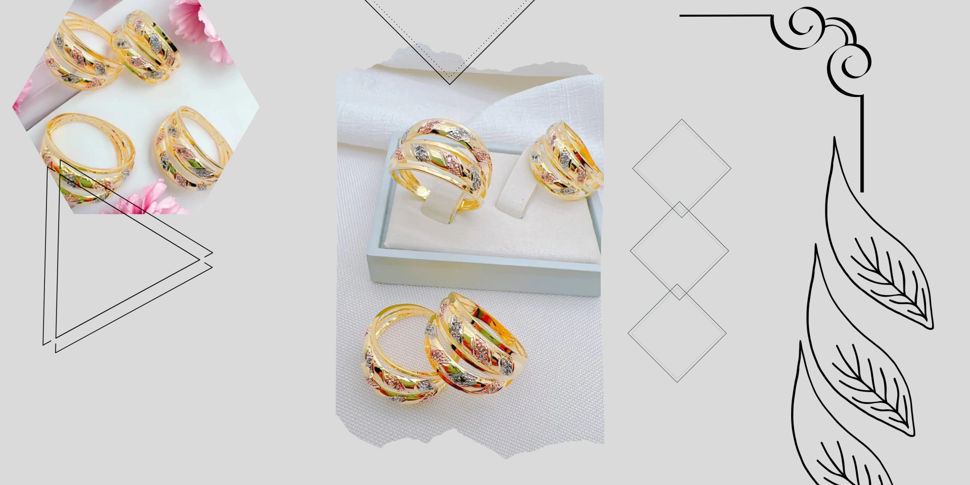 Banner da categoria Anel Folheado