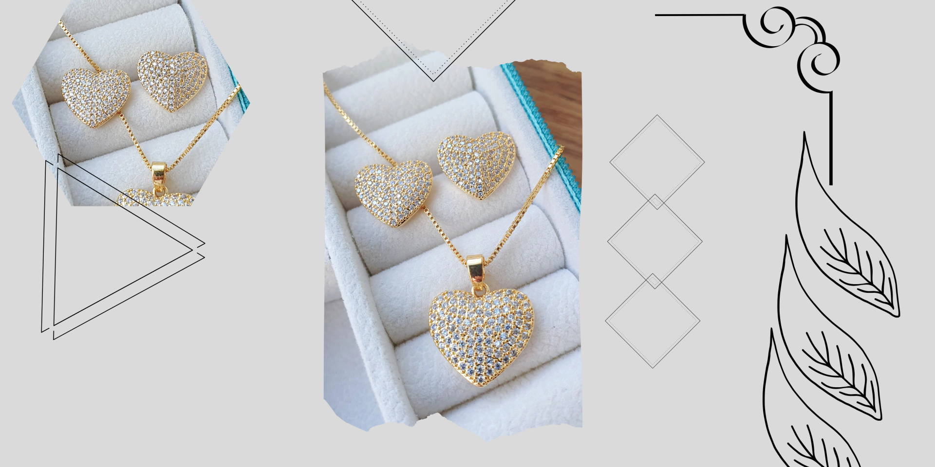 Banner da categoria Conjunto Folheado