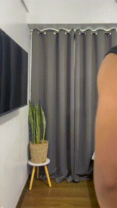 GIF: calce oversize y caída de tela