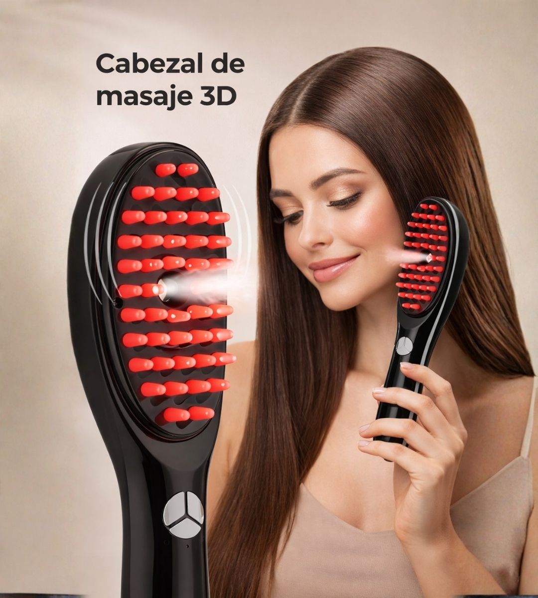 Cepillo Masajeador con Spray