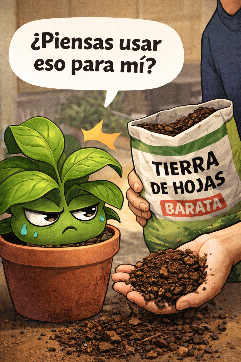 Planta observando una mezcla que todavía puede recuperarse