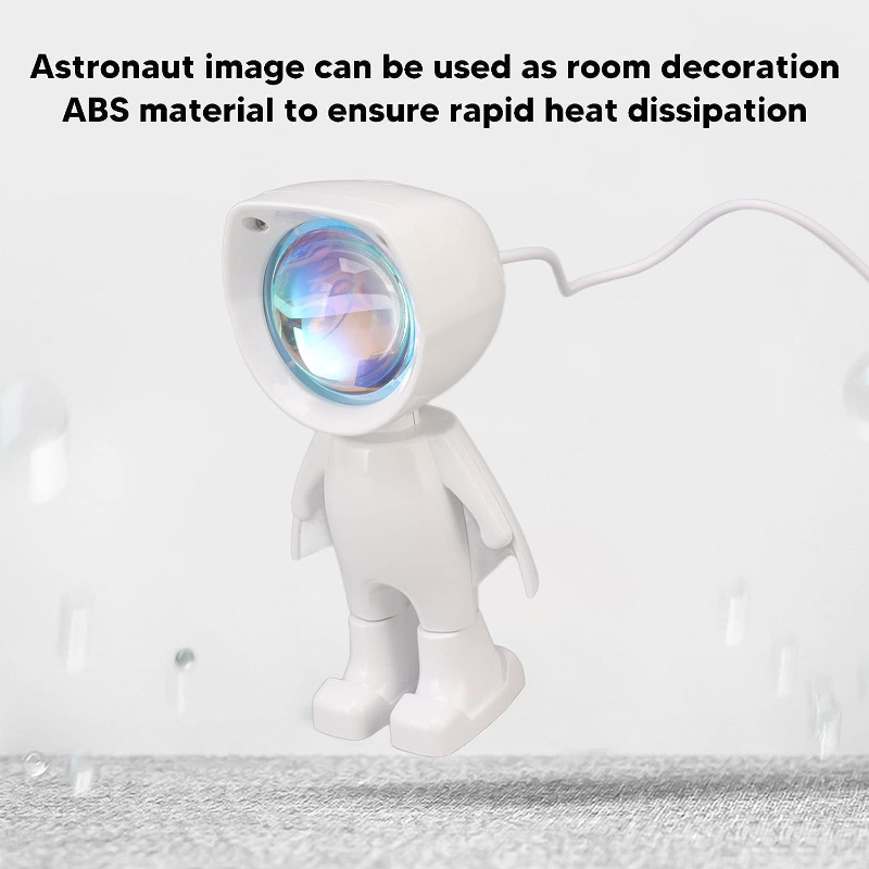 Lámpara de atardecer astronauta proyector de luz