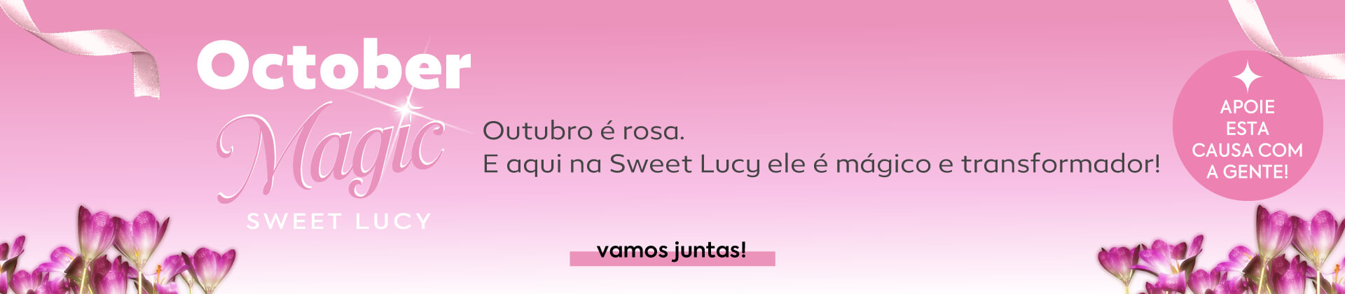 October Magic Sweet Lucy - Outubro de magia contra o cancer de mama