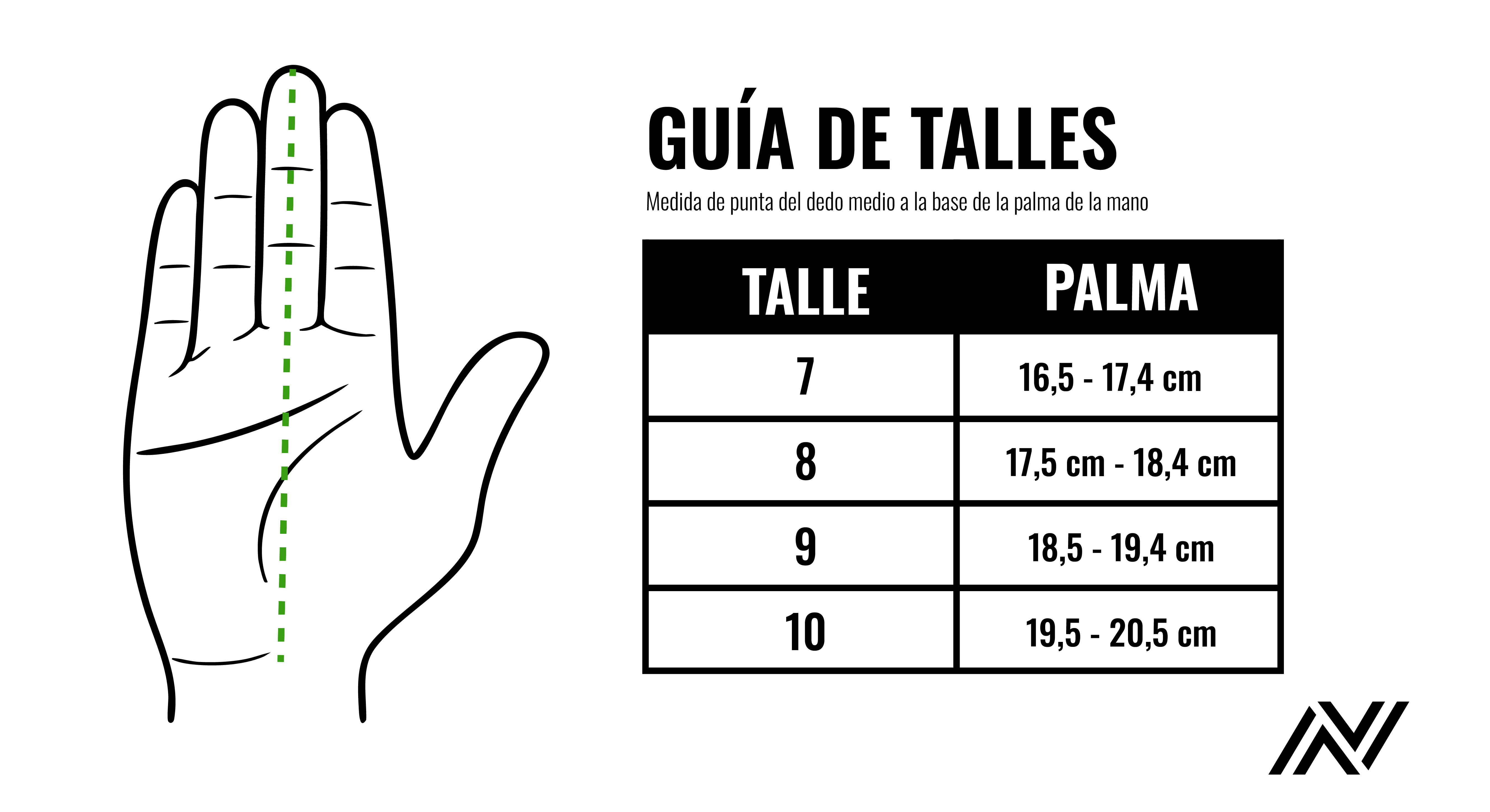 Guía de talles - Next Goalkeeper