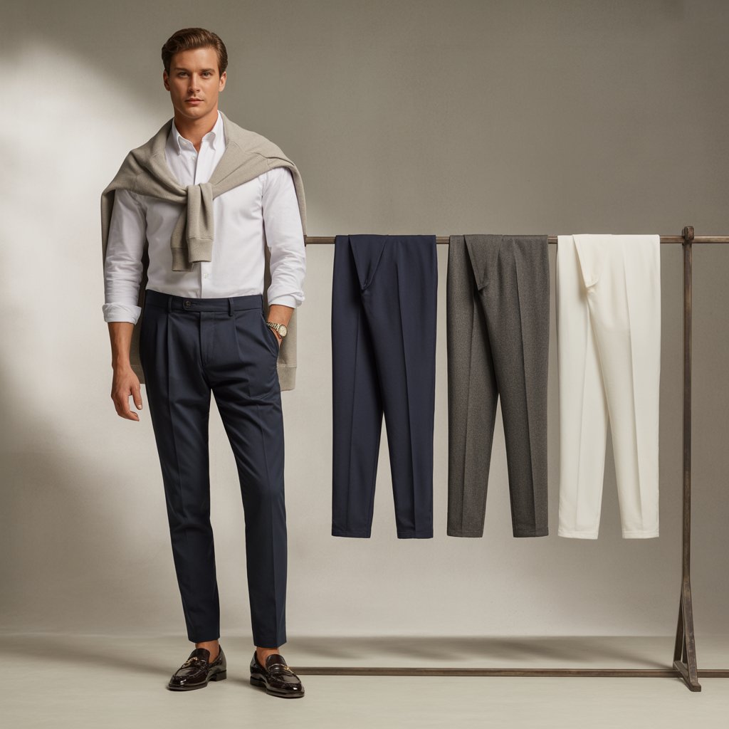 Pantalones de Vestir en Uso